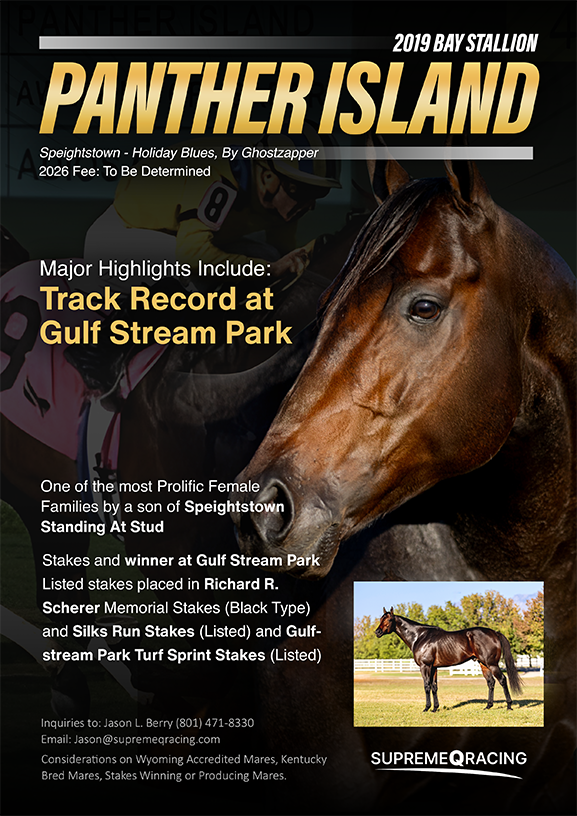 Panther Island ( TB ) SI 114 Track Record Setter