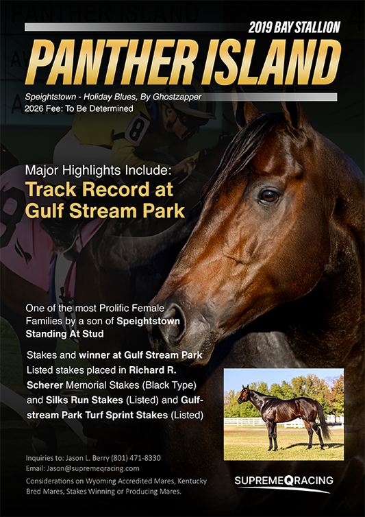 Panther Island ( TB ) SI 114 Track Record Setter